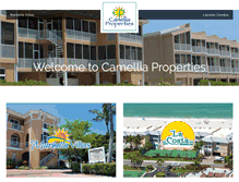 Tablet Screenshot of camelliaproperties.com